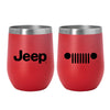 Jeep Insulated Wine Tumbler - Red Matte