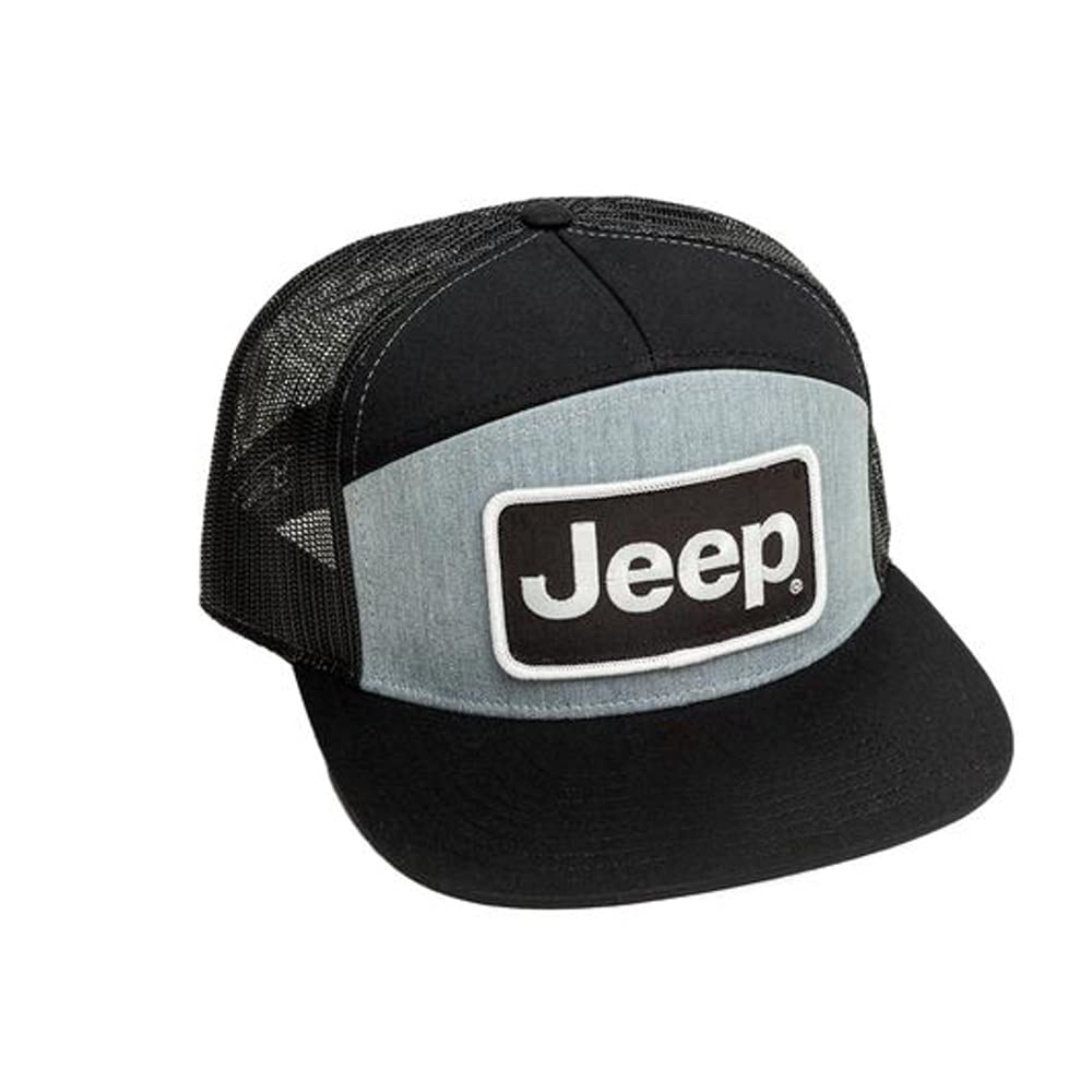 Hat - Jeep 7 Panel Flatbill Snapback Patch