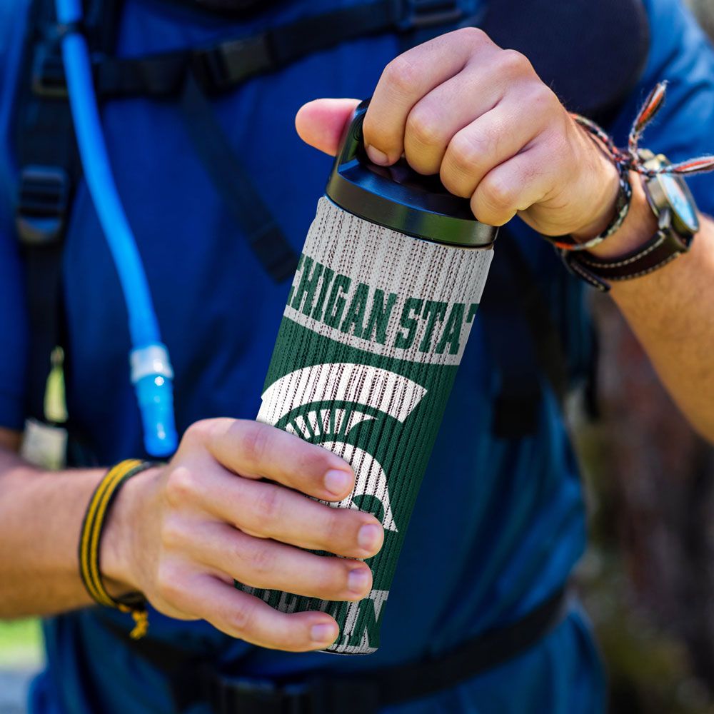 Michigan State Spartans - Knit Bottle Cooler