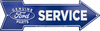 Metal Sign - Genuine Ford Service Arrow