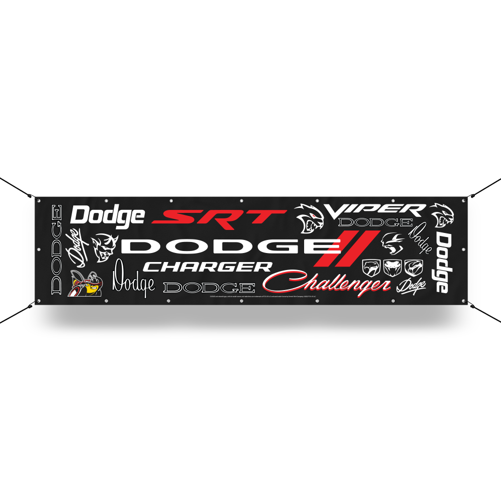 Banner - Dodge Multiple Logos Vintage and Current