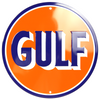 Metal Sign - Gulf Oil Circle Sign