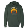 Michigan Pines Hoodie Sweatshirt - Alpine Green