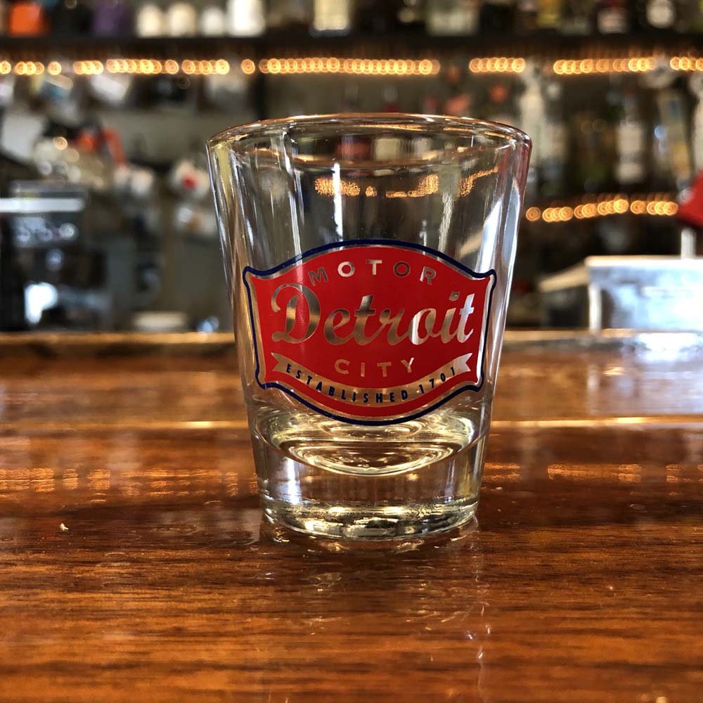 Shot Glass - Detroit Buckle