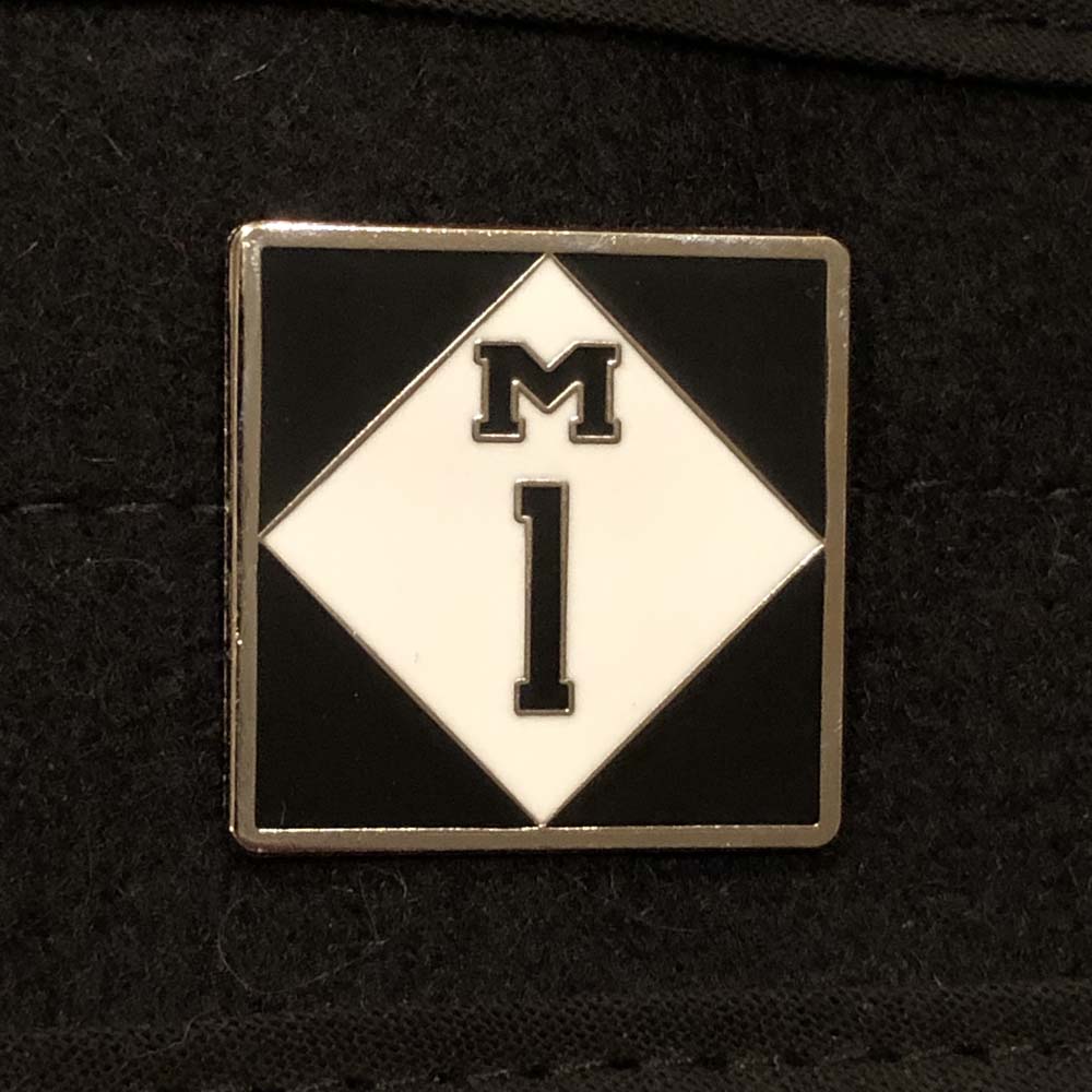 Enamel Pin - Detroit M1 Woodward