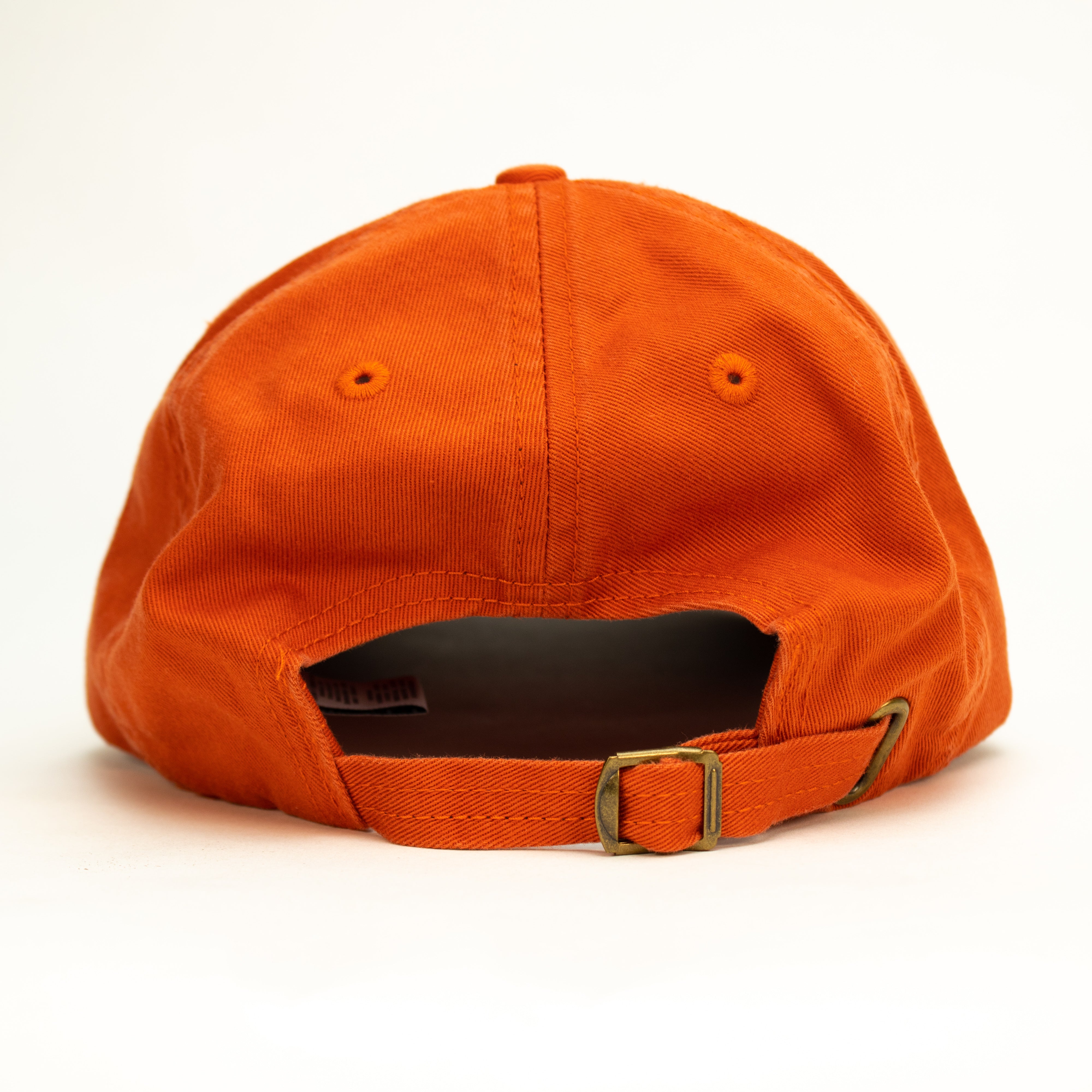 Hat - Orange Detroit Thirsty Script Unstructured