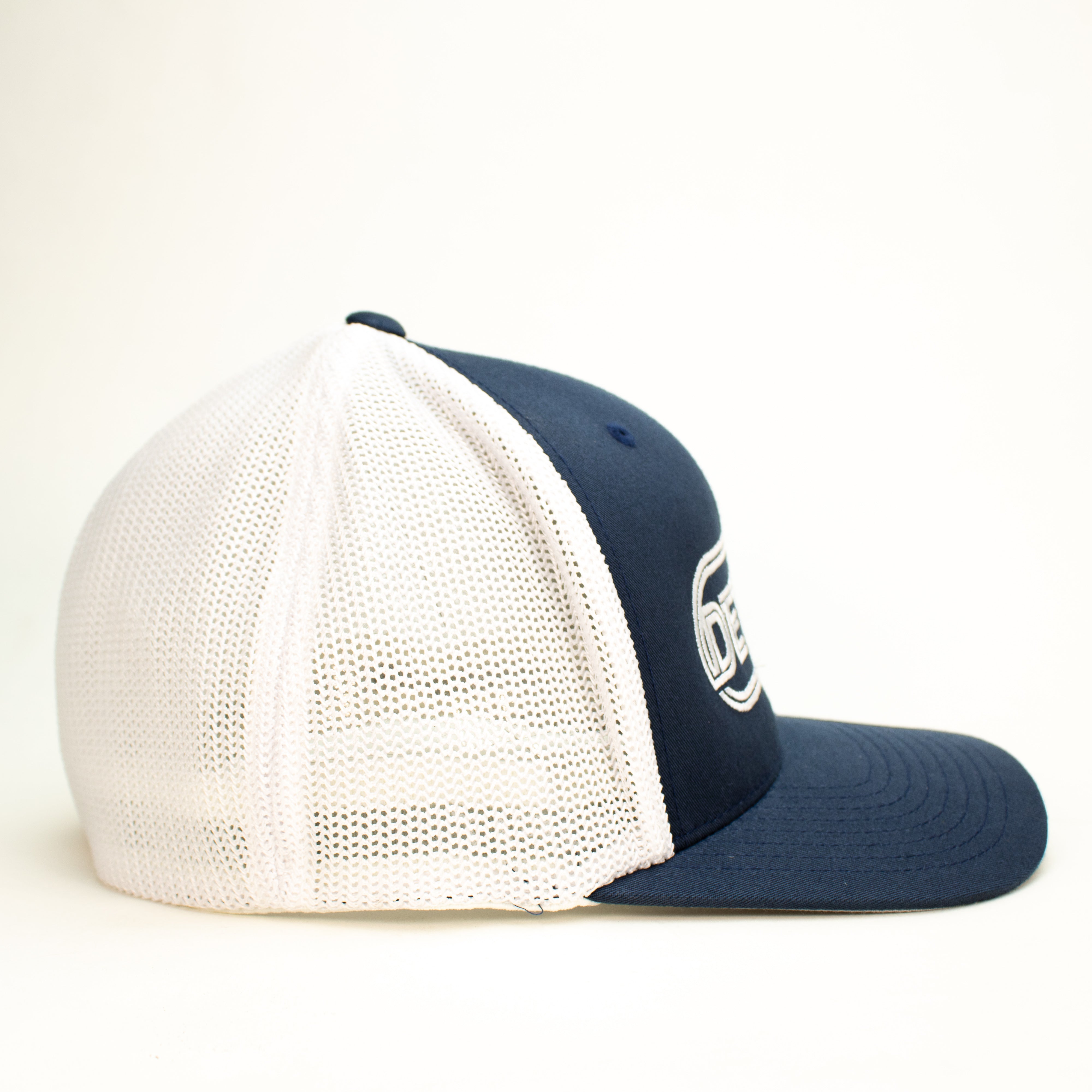 Hat - Detroit Wrap Flexfit (Navy/White)