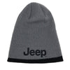 Hat - Jeep Knit Beanie- Grey/Black