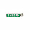 Enamel Pin - Detroit 8 Mile Road Street Sign