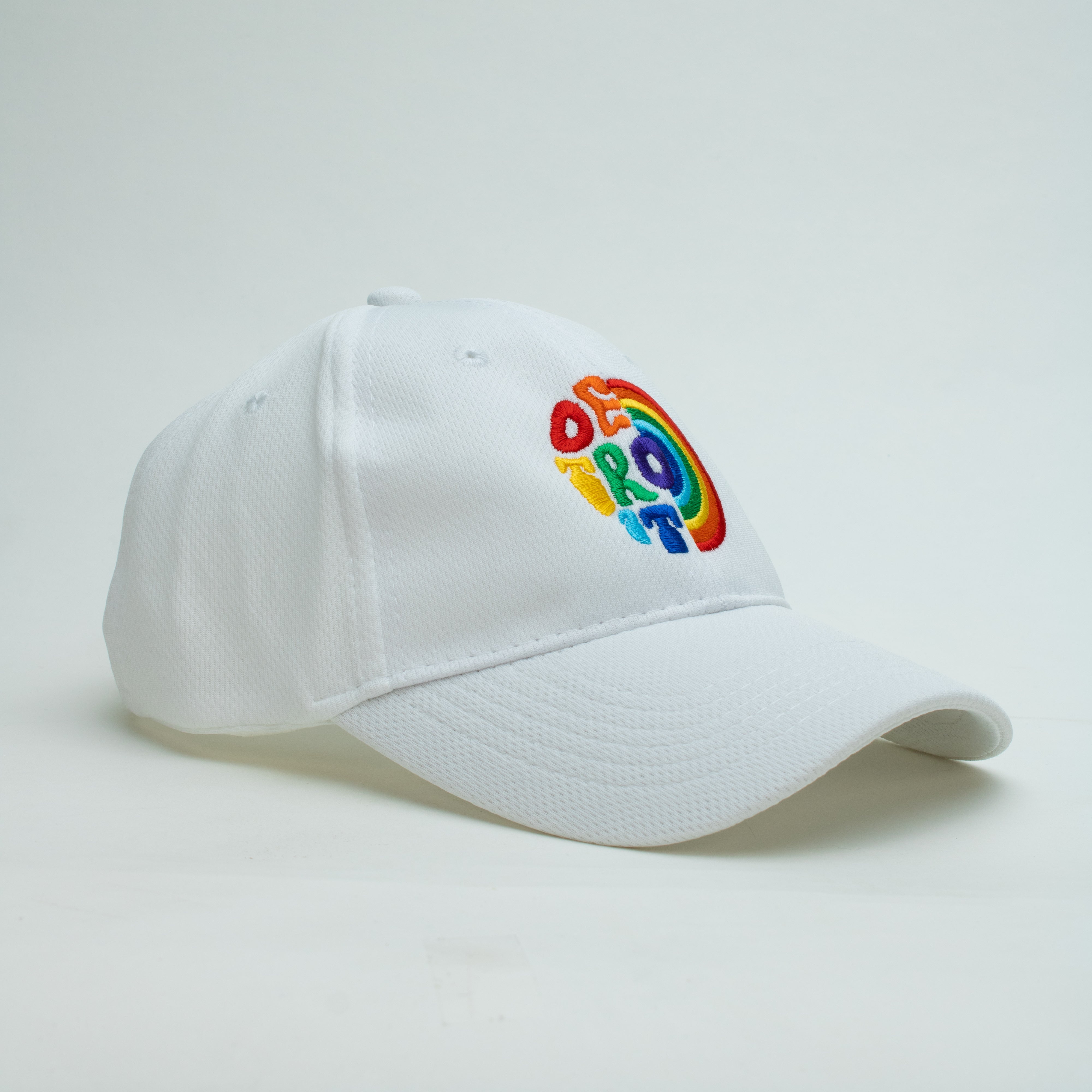 Youth Hat - Detroit Rainbow - Performance White