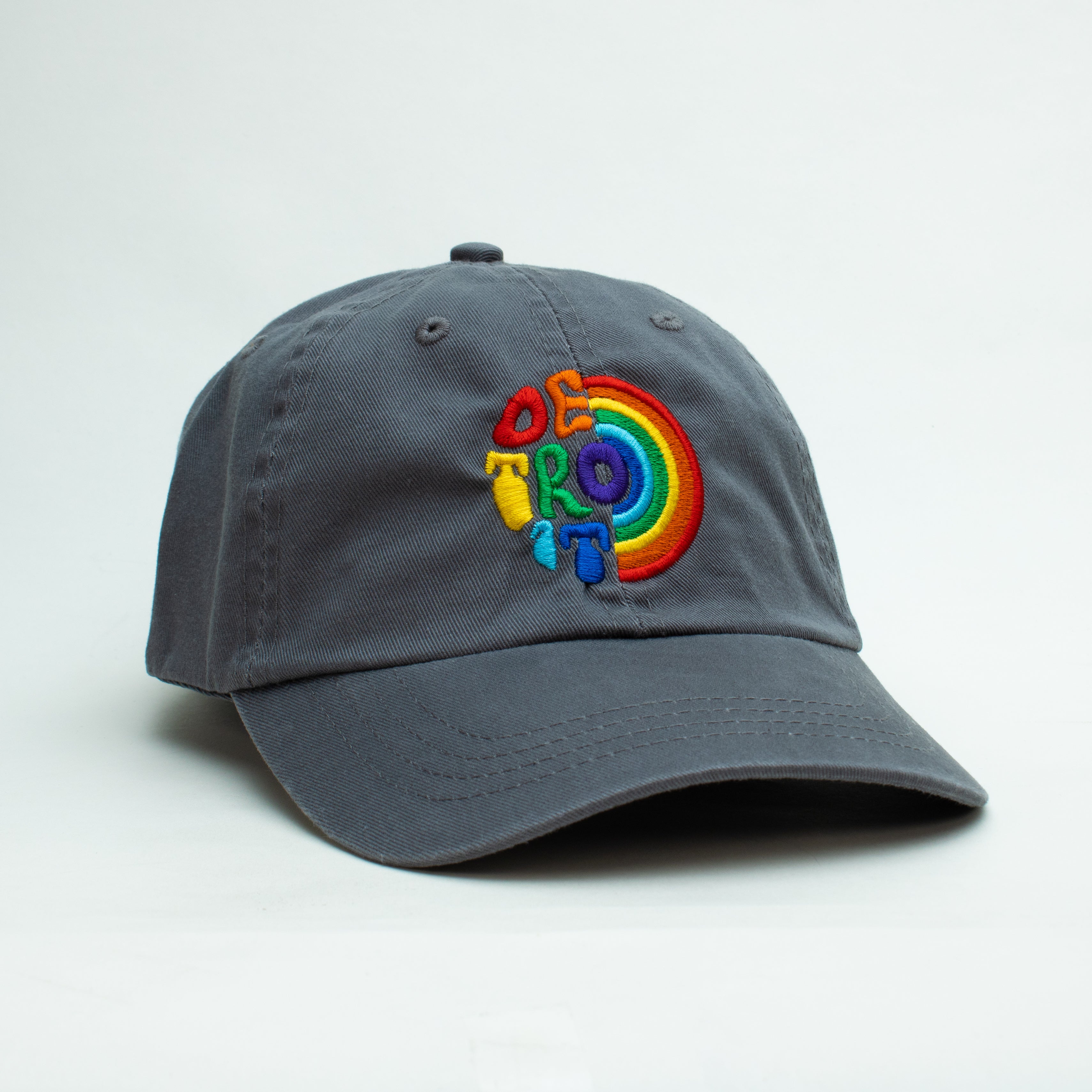 Hat - Detroit Rainbow - Slate Grey