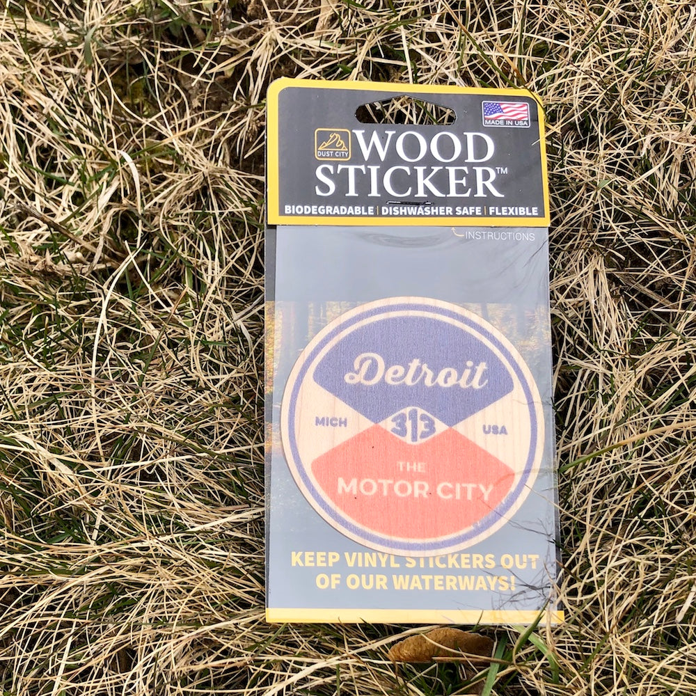 Wood Decal - Detroit Reel