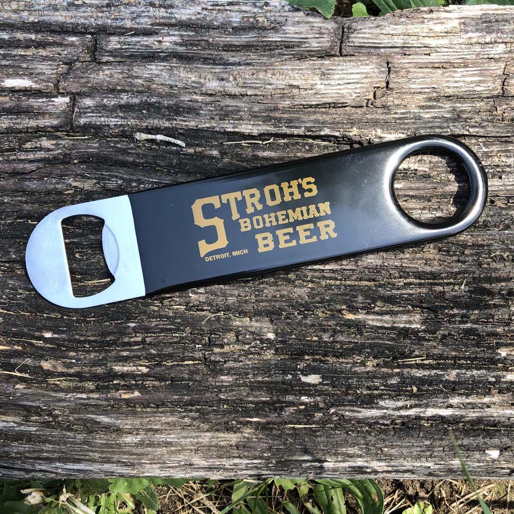 Bottle Opener - Stroh's Vintage Case Logo