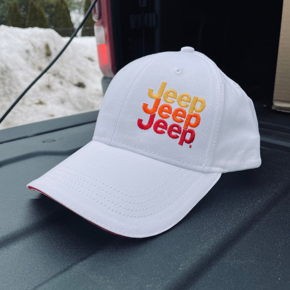 Hat - Jeep® Echo Sunrise - White