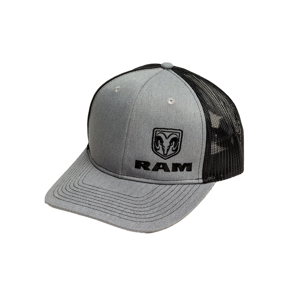 Hat - RAM trucks SnapBack Trucker (Heather Grey/Black)