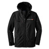 Mens Dodge® Logo Hooded Softshell Jacket - Black