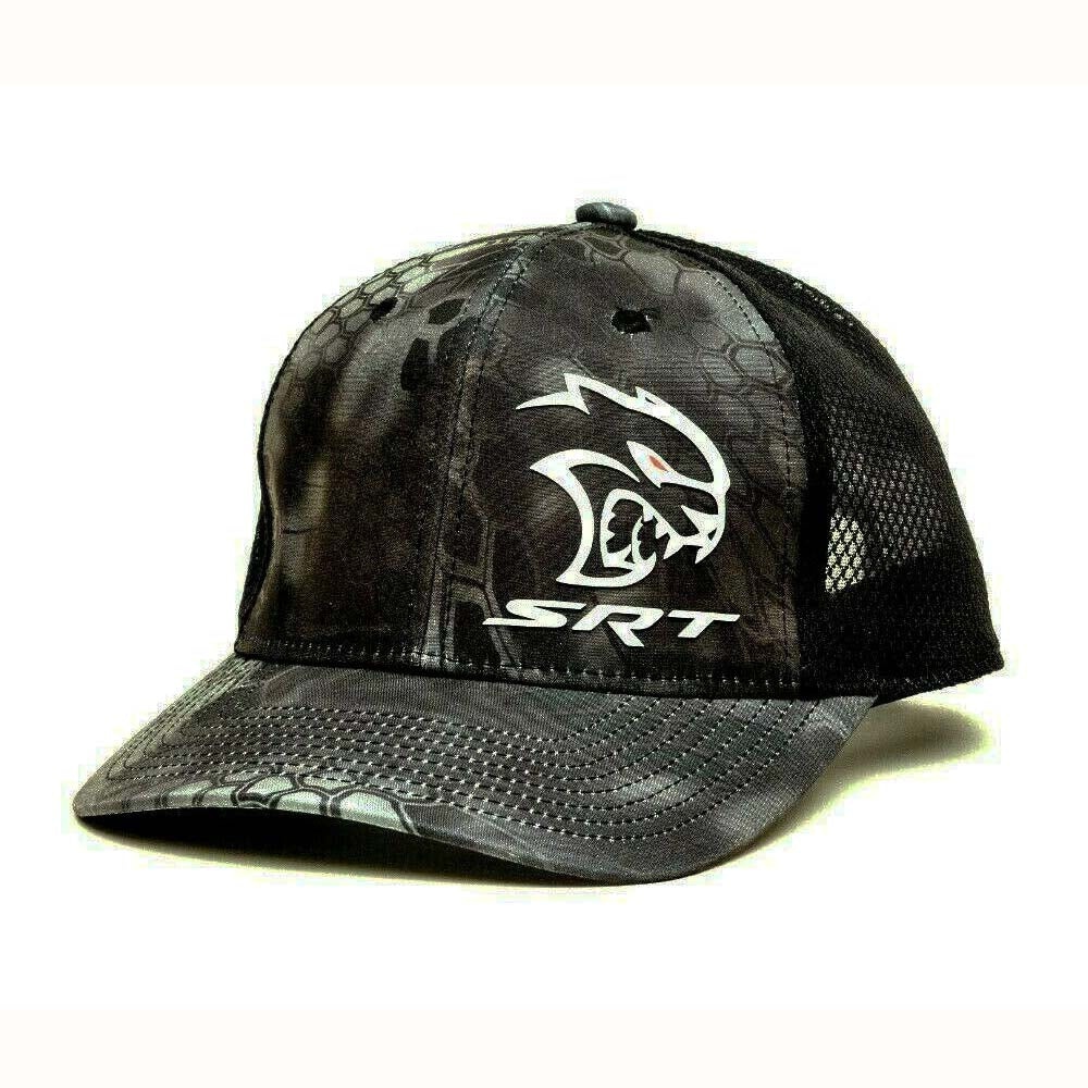 Hat - Dodge SRT Hellcat REDEYE SnapBack Trucker (Kryptek Black Camo)