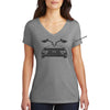 Ladies DeLorean Wings - Triblend Grey