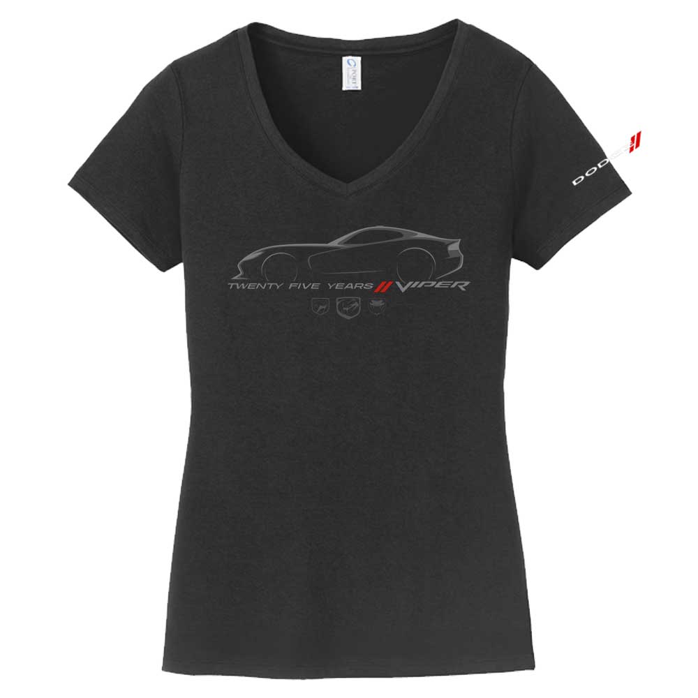 Ladies Dodge Viper 25 Years - Black