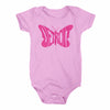 Baby Onesie - Detroit Butterfly - Pink-Onesies-Detroit Shirt Company