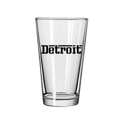 Pint Glass - Detroit Grigio-Glassware-Detroit Shirt Company