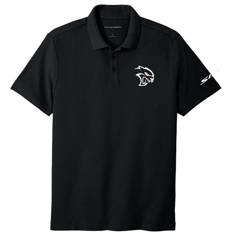 Mens Dodge SRT Hellcat Redeye Polo Shirt - Black