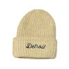 Hat - Detroit Thirsty Script Flip Chunky Knit - Multiple Colors