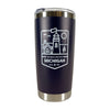 Travel Mug - Michigan Lighthouse - Blue