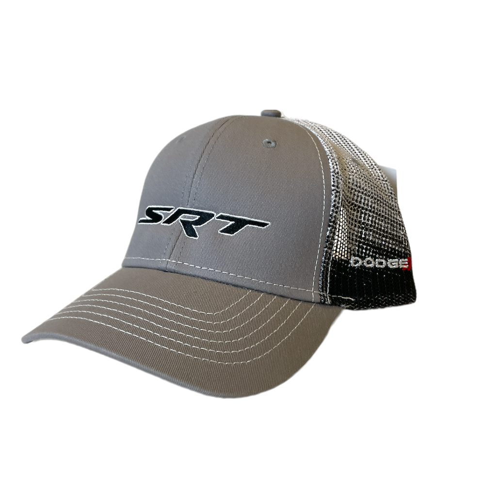 Hat - Dodge SRT Gravel SnapBack Trucker - Black/Grey/White