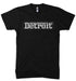 Mens Detroit Grigio T-shirt (Black) | Detroit Shirt Co.