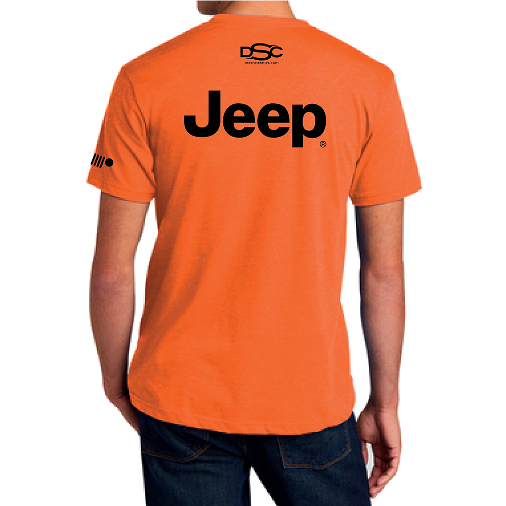 Mens Jeep® Explore the Detours T-Shirt - Orange