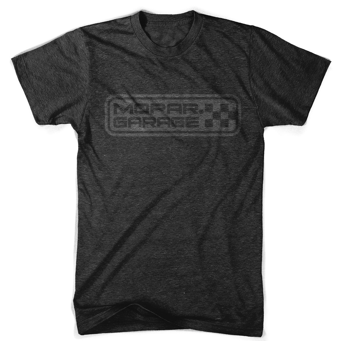 Mens Mopar Garage T-shirt (Heather Black) | Detroit Shirt Co.