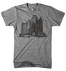 Mens Triblend Detroit Stand Tall T-shirt (Grey) | Detroit Shirt Co.