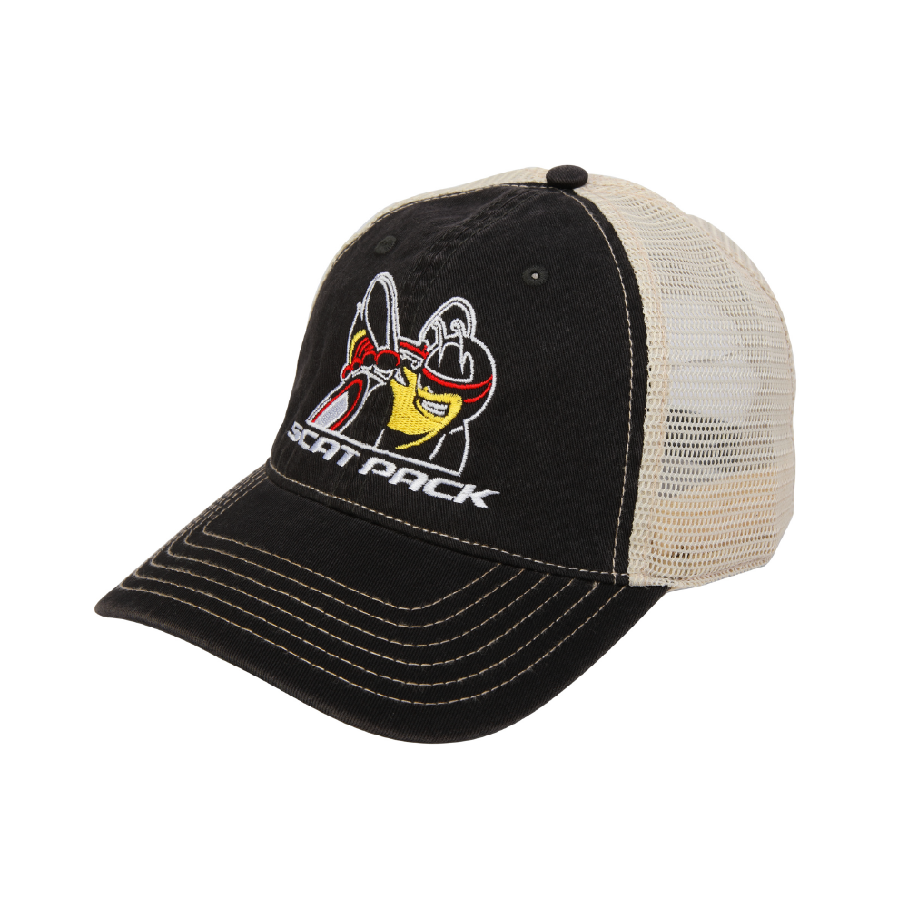 Hat - Dodge Scat Pack SnapBack - Black/Stone