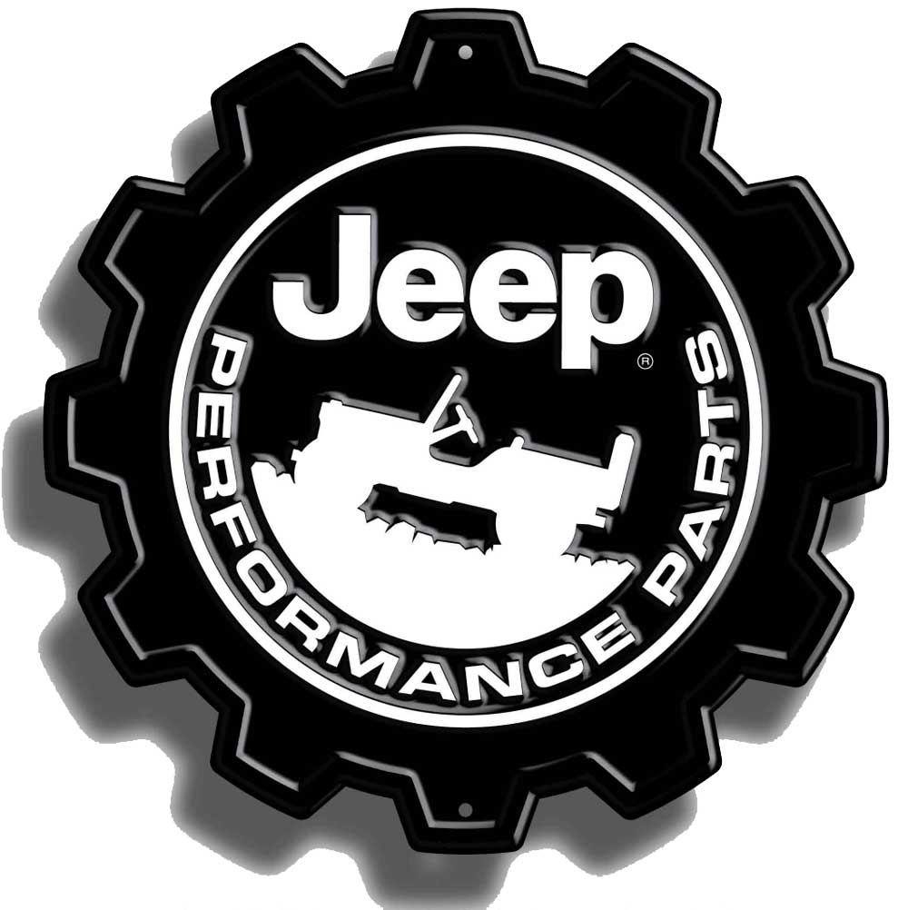 Metal Sign - Jeep Performance Gear Logo