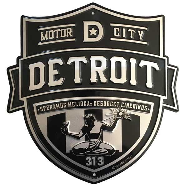 Sign - Detroit Shield-Sign-Detroit Shirt Company