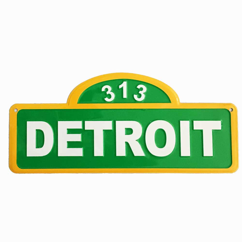 Sign - Detroit 313 Street Sign-Sign-Detroit Shirt Company