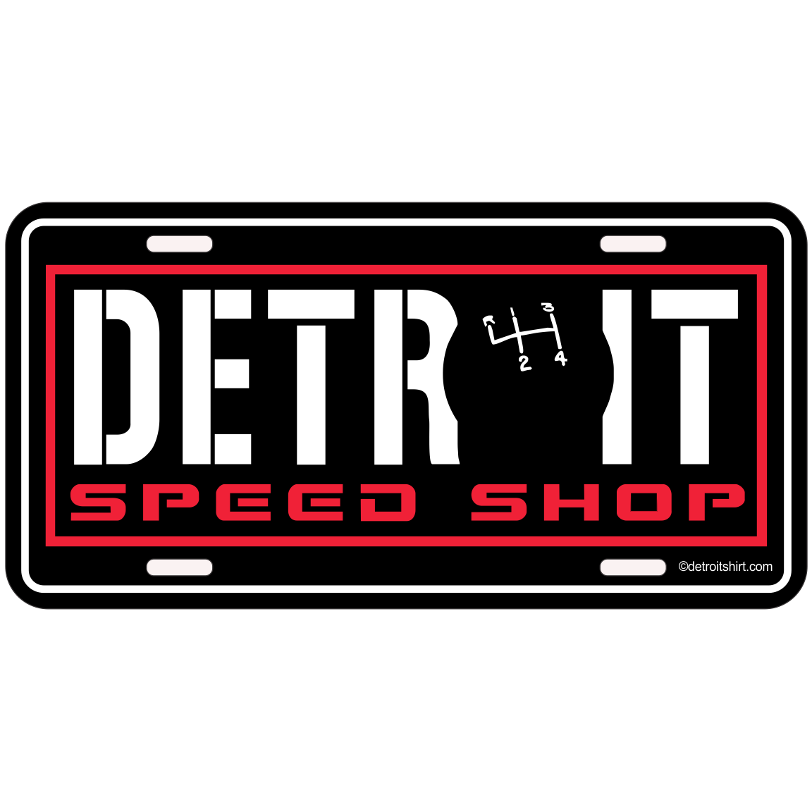 Sign - Detroit Speed Shop Shifter-Sign-Detroit Shirt Company