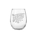 Wine Glass - Detroit Vintage Font - Detroit Shirt CompanyDetroit Shirt CompanyDrinkware (Accessories)