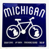 Sign - Michigan Bike-Sign-Detroit Shirt Company