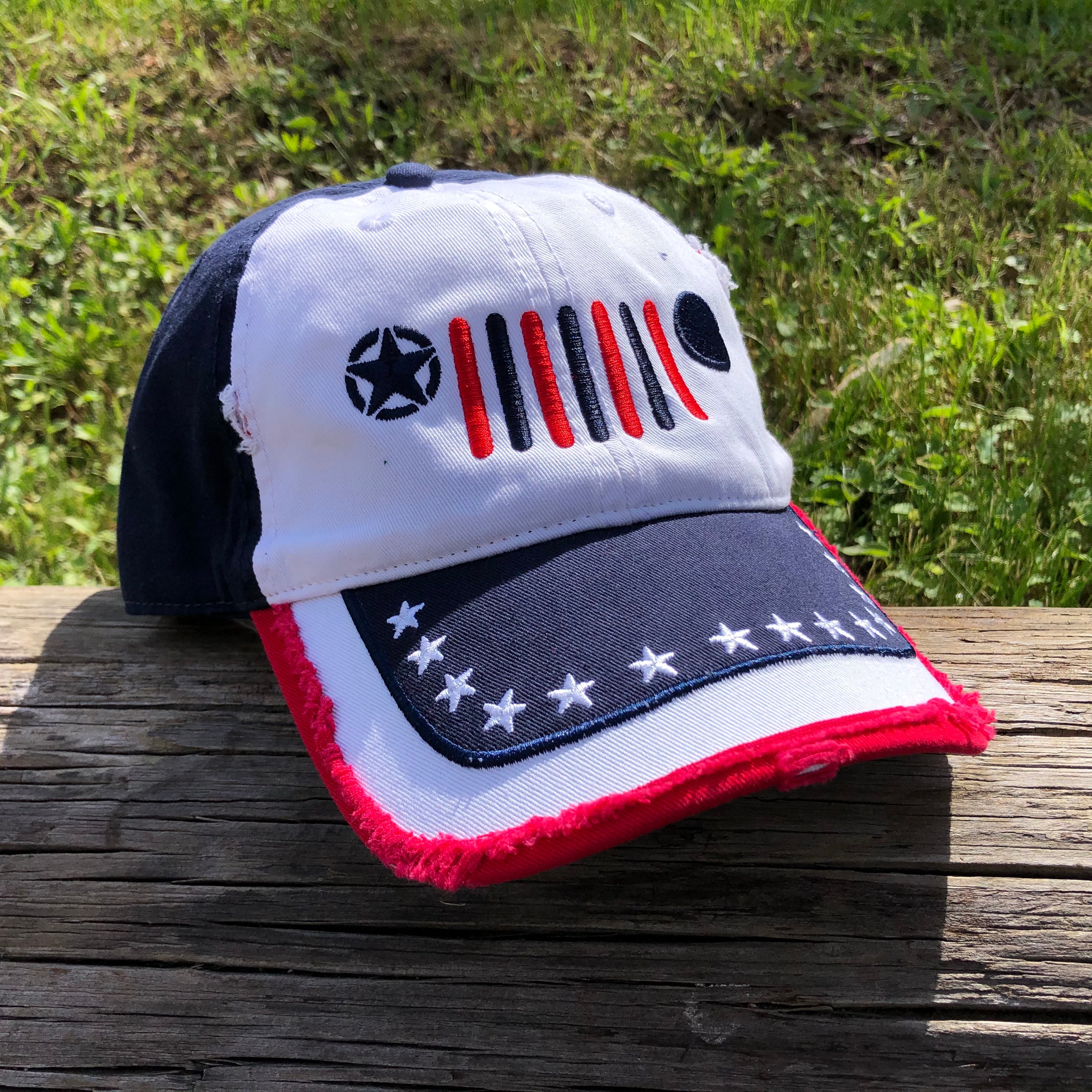 Hat - Jeep Stars and Stripes Grille