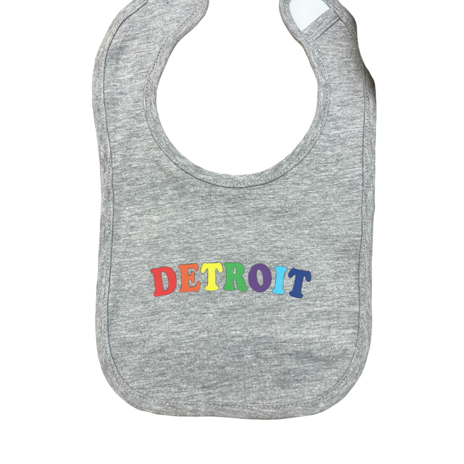 Baby Bib - Detroit Rainbow Bend